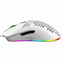 HXSJ J900 USB 유선 게임용 마우스 데스크탑 노트북 PC 컴퓨터 사무실을 위한 6개의 조정 가능한 DPI 인체 공학적 디자인의 RGB 게임용 마우스, WHITE_CHINA, WHITE_CHINA, 한개옵션1