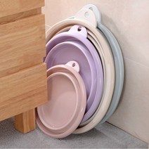 W78E00EL 컬러링 스마트 접이식 대야 폴딩 세숫 대형 접는 접히는 대아 설거지 싱크, 핑크-소