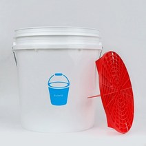 워카 세차 버킷 W + 그릿가드 R 셀프 용품 물통 차량, 단품