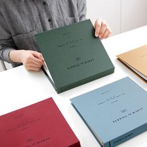 영화티켓 모으기 취미생활 티켓앨범 모던앨범 사진정리 특별한선물 웨딩, 버건디