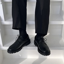 [당일출고] 남자 수제 더비슈즈 키높이4cm 캐주얼 정장 구두 로퍼