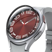 갤럭시워치6 클래식 43mm 47mm 링케 베젤링 메탈 베젤스타일링 케이스, 이너 베젤스타일링, GW6C-47-IN-02 (헤어라인 블랙) R5
