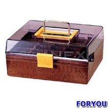 ForU681 매표 고무인함 인장함 대 인주 스탬프 사무용품