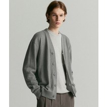 커스텀어클락 면100 소프트 베이직 가디건 그레이 COOSCD001그레이
