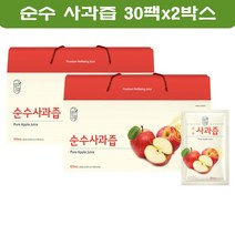 순수 사과즙 사과착즙 농축액 국내산 사과원액 엑기스 주스 쥬스 NFC착즙 사과농축액 맛있는사과즙 2박스