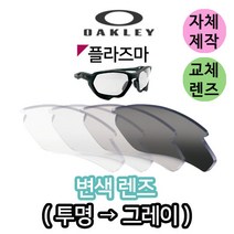 자체제작 오클리 플라즈마 PLAZMA 변색 교체 교환 렌즈 라이딩 고글 편광 낚시 등산 골프, (편광미러렌즈) 실버, 렌즈만 발송됩니다. (테는 미포함), 주문 후 교환 환/불 취소가 불가능합니다.