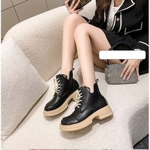 여성 통굽 워커 패션 편하다 키높이 구두 키높이 통굽워커 5cm