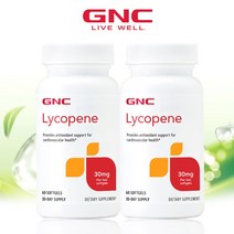 GNC 2개세트 지앤시 라이코펜 30mg 60정 미국정품 지앤씨, 2개