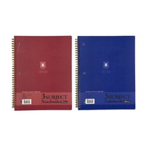 OXFORD 3공 절취스프링 Letter 좌철노트 120매, 랜덤 발송, 2개