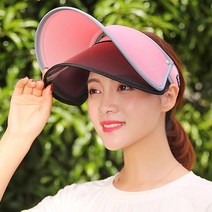 이중 썬캡 선캡 모자 자외선차단 여름 밀짚 여성 선캡