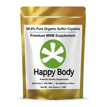 Organic Sulfur Crystals 99.9% Pure MSM 크리스탈 1 파운드 454g