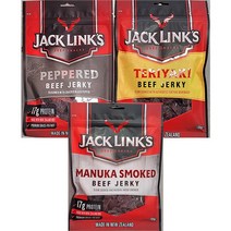 [뉴질랜드육포] JACKLINK'S 잭링크스 육포 비프져키 100g (페퍼드 데리야끼 마누카스모크드) / 3종 택1 / 뉴질랜드, 1.페퍼드
