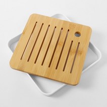정사각 다기트레이 차판(20cm) 퇴수기 다도 찻상