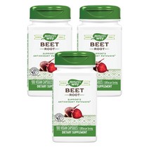 네이쳐스웨이 비트 루트 500mg 베지테리안 캡슐, 100개입, 3개