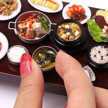 납골당 꾸미기 미니어처 단품 한식 탕 국 찌개 미니어쳐 제사상 상차림, [한식/탕,국,찌개]미역국