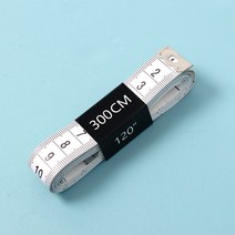 양면치수 PVC 재단줄자 3M 바디측정 피팅줄자_화이트, 단품