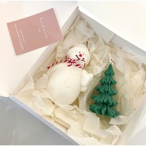 크리스마스캔들 트리캔들 산타캔들 눈사람캔들 루돌프캔들 크리스마스선물세트 크리스마스선물 겨울캔들 겨울디퓨저 겨울방향제 연말선물 크리스마스아이선물 크리스마스향초 잔향 크리스마스 잔향캔, B+니트털실, 가든파티