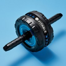 FITABLE AB슬라이드 복근운동기구 상급자용 + 프리미엄 무릎패드 증정, 블루