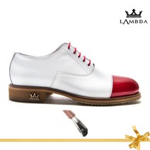 [LAMBDA] 람다 골프화 정품 포르토 레드 화이트 사은품 슈혼 증정