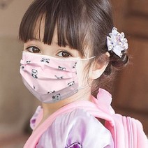 아동용 3중필터 일회용 마스크 50매 차단 덴탈 멜트브로운, 아동용캐릭터마스크-화이트시바견