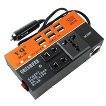 인버터 자동차 1500W 피크 전원 다기능 범용 DC 12V 24V ~ 220V 다중 보호, 01 as shown