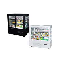 다이아RNF 제과쇼케이스1200 사각 앞문형 UKGS-1200FD, UKGS-1200FD 블랙, 주광색-화이트
