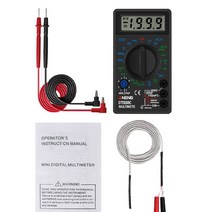 Pocket Multimeter 1999는 DC AC 전압계 및 OHM Volt AMP 테스터 측정 전압 전류를 가진 디지털 멀티 미터 카운트, 검은색