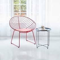 [모던하우스] 리프 라운지 체어 레드, 선택:단일상품