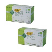 녹차 티백 유기농 보성 유기가공 25티백 2박스, 단품, 단품