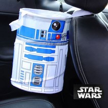 R2D2 스타워즈 쓰레기통 접 차랼용품 차량용 휴지통 D2 R2, 본상품선택