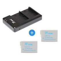 제이티원 캐논 LP-E8 USB 충전기+배터리2개 EOS 550D 600D