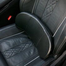 COX 퍼팩트 메모리폼 요추 쿠션 블랙컬러, 블랙 X 1개