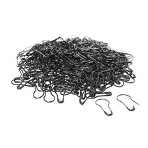 1000 pcs 금속 블랙 안전 조롱박 핀 호리병박 핀 비드 바늘 핀 diy 홈 액세서리 재단사에 적합 뜨개질 스티치, 합금