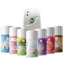 아로마에어 X 10개 방향제 자동분사기 향캔 리필, 280ml, 체리블라썸