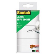 3M스카치 매직테이프 리필(810R-6 18x32M 세이빙 팩 20%)박스(24개입)