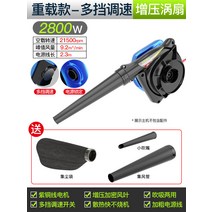 고출력 송풍기 220v 강력 산업용 먼지제거 낙엽정리, 2800W - 다단 속도조절 [CRT]