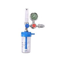 Gas Flowmeter External Thread Oxygen Pressure Regulator Buoy Type Inhalator Flow Meter Absorber G5/8