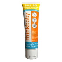 선크림 씽크베이비 SPF 30 투명 아연 선크림 아기 피부에 순함 3온즈 Exp 03
