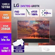 [한컴오피스 증정] LG전자 2022년형 일체형 PC 24V70Q-GR3TK, 16GB/SSD256GB/윈도우11홈
