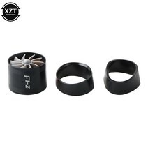 터보팬 단면 터보 파워 개조 차저 팬 에어 필터 자동차 엔진 흡기 가속 직경 65-74mm 신제품, 04 Black, 한개옵션1