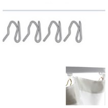 커튼핀 이중커튼 커튼레일롤러