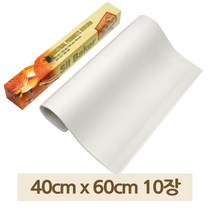 테프론 베이킹 시트 화이트 40 x 60cm 10매 유산지