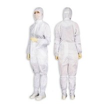 케이엠 방진복 후드 크린룸 작업복 무진복 원피스 H2 [아리아], 핑크XL, 옵션/핑크XL