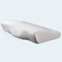 BYF7669523D 입체 굴곡형 메모리폼 베개, 화이트