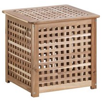 이케아 IKEA 보조테이블 내추럴 50x50x50cm 아카시아나무원목, 이미지참조