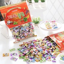 개별포장 홍보 영업 대용량 디저트 종합 사탕 800g 발렌타인, 1개