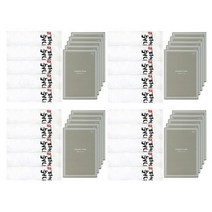 송월타월 좋은일만 가득하세요 수건 120g 면사 + 케이스, 수건(하얀색), 케이스(랜덤발송), 20세트