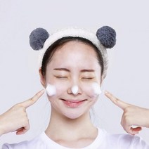 JAT380606양머리 샤워 세수밴드 극세사 세안 헤어밴드 4p세트, 1