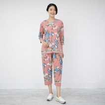 엄마옷 모슬린 난꽃 상하세트 홈웨어 HS303117마담 미시옷 50대 중년여성의류 60대 엄마옷 빅사이즈 할머니옷 여성옷