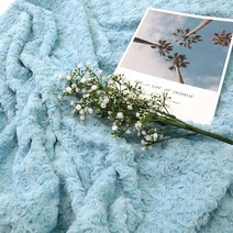 털원단 퍼원단 극세사 로즈벨로아 13컬러, 08.스카이